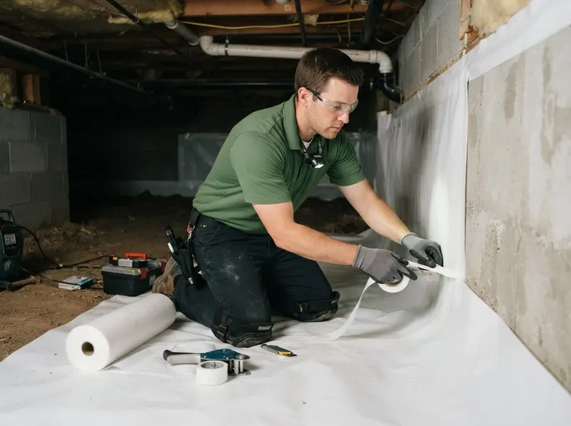 Crawl Space Encapsulation Moisture Remediation in Salt Lake City, UT